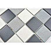 Mozaik pločica (30,6 x 30,6 cm, Siva, Mat)