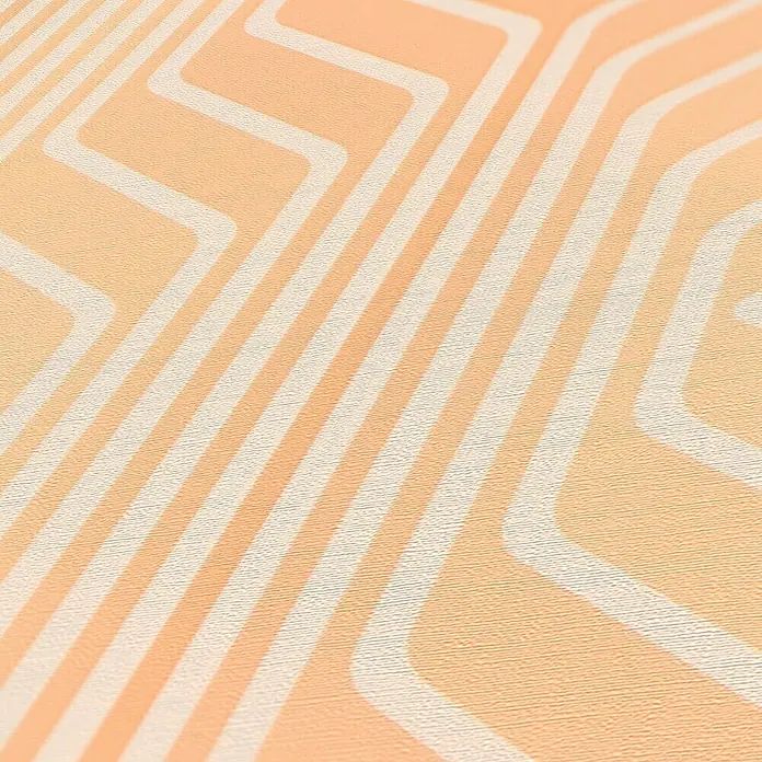 Tadessi Vliestapete M1-No.10910 - Orange, Grafisch, 10,05 x 0,53 m
