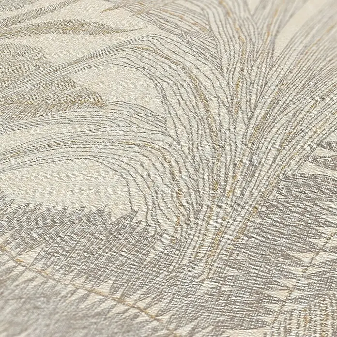 Tadessi Vliestapete M1-No.11161 - Beige, Floral, 10,05 x 0,53 m