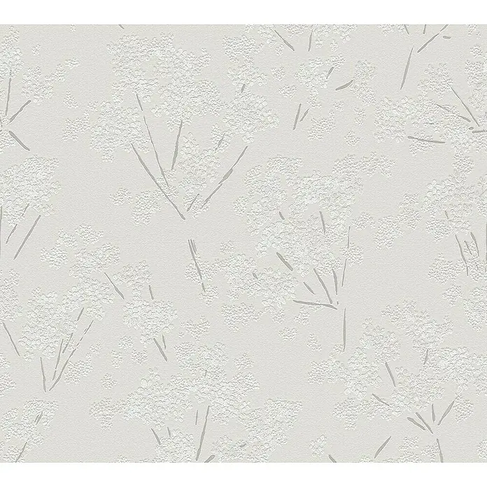 Tadessi Vliestapete M1-No.11082 - Grau, Floral, 10,05 x 0,53 m