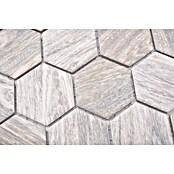 Mozaik pločica (32,5 x 28,1 cm, Siva, Mat)