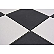 Mozaik pločica Quadrat RAT 148  (29,8 x 29,8 cm, Crno-bijele boje, Mat) | BAUHAUS