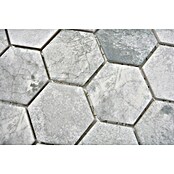 Mozaik pločica (32,5 x 28,1 cm, Siva, Mat)