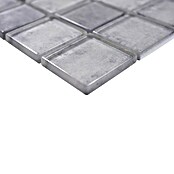 Mozaik pločica Quadrat Crystal SKY 456  (30 x 30 cm, Sive boje, Sjaj) | BAUHAUS