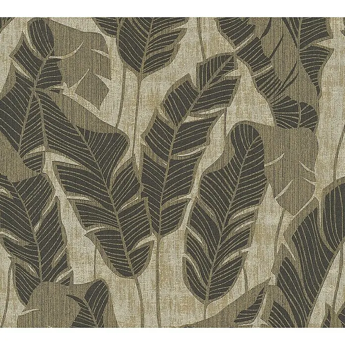 Tadessi Vliestapete M1-No.11007 - Schwarz, Floral