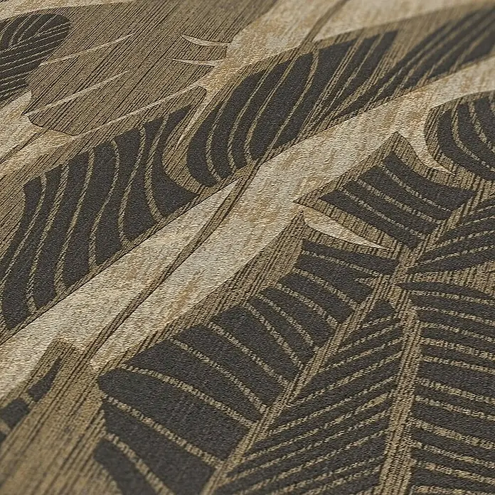 Tadessi Vliestapete M1-No.11007 - Schwarz, Floral
