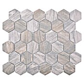 Mozaik pločica (32,5 x 28,1 cm, Siva, Mat)