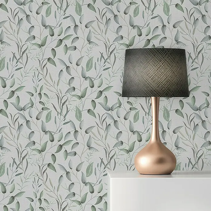 Tadessi Vliestapete M1-No.11301 - Weiß, Floral, 10,05 x 0,53 m