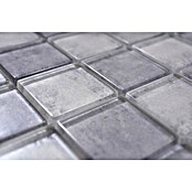 Mozaik pločica Quadrat Crystal SKY 456  (30 x 30 cm, Sive boje, Sjaj) | BAUHAUS