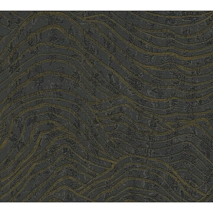 Tadessi Vliestapete M1-No.11029 - Schwarz, 3D-Optik, 10,05 x 0,53 m