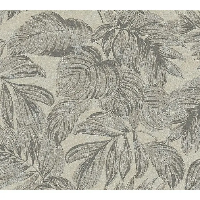 Tadessi Vliestapete M1-No.11054 - Grau, Floral, 10,05 x 0,53 m