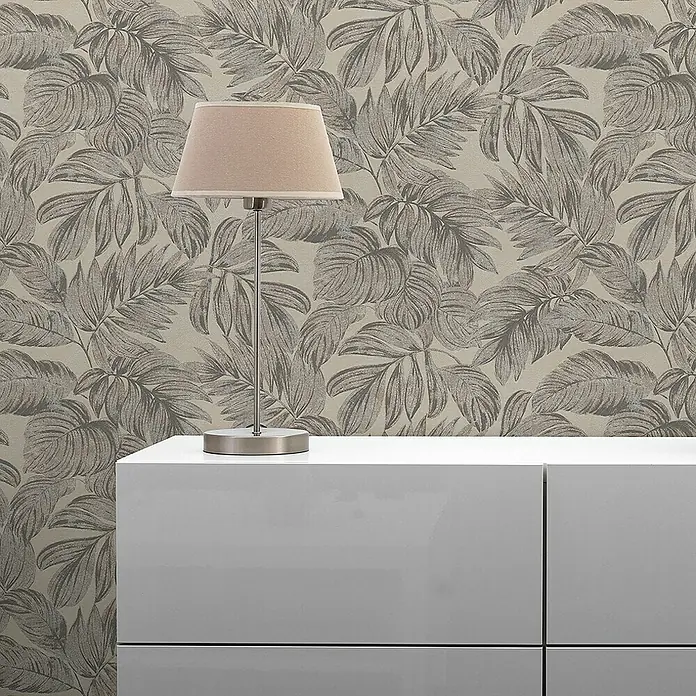 Tadessi Vliestapete M1-No.11054 - Grau, Floral, 10,05 x 0,53 m