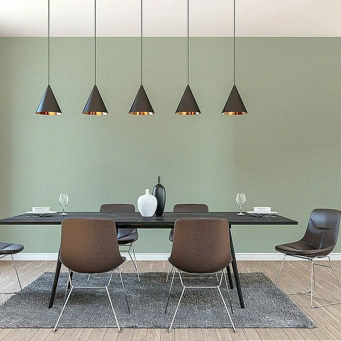 Tadessi Vliestapete M1-No.10987 - Grün, Uni, 10,05 x 0,53 m
