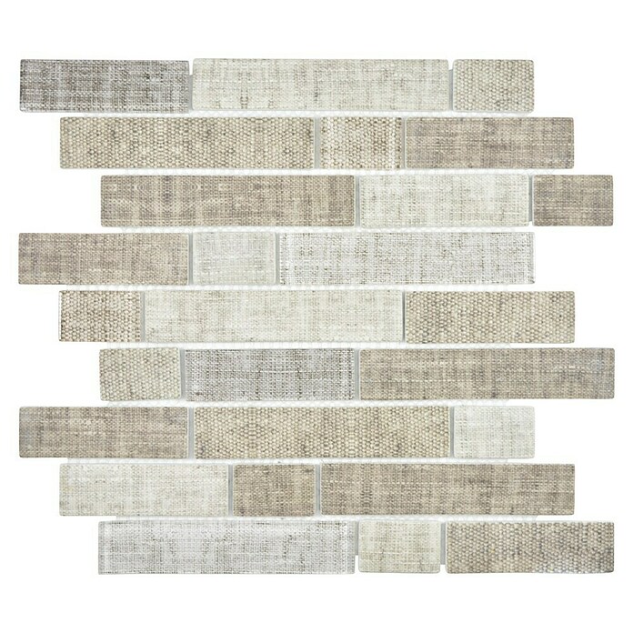 Mozaik pločica (30 x 30 cm, Beige, Mat)