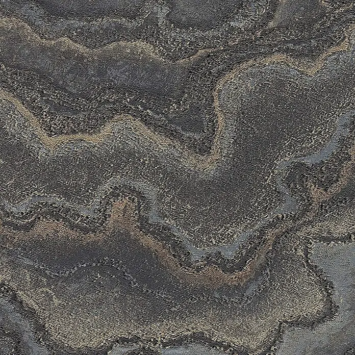 Tadessi Vliestapete M1-No.11189 - Schwarz, Steinoptik, 10,05 x 0,53 m