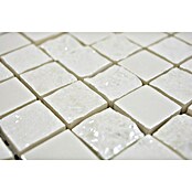 Mozaik pločica Gaku CG GA2  (31,6 x 31,6 cm, Bijele boje, Sjaj) | BAUHAUS