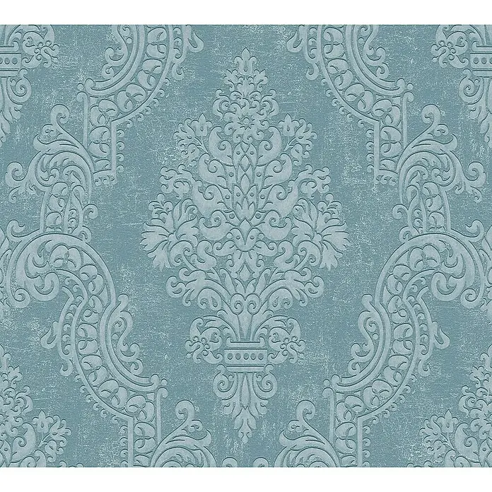 Tadessi Vliestapete M1-No.11226 - Grün, Ornament, 10,05 x 0,53 m