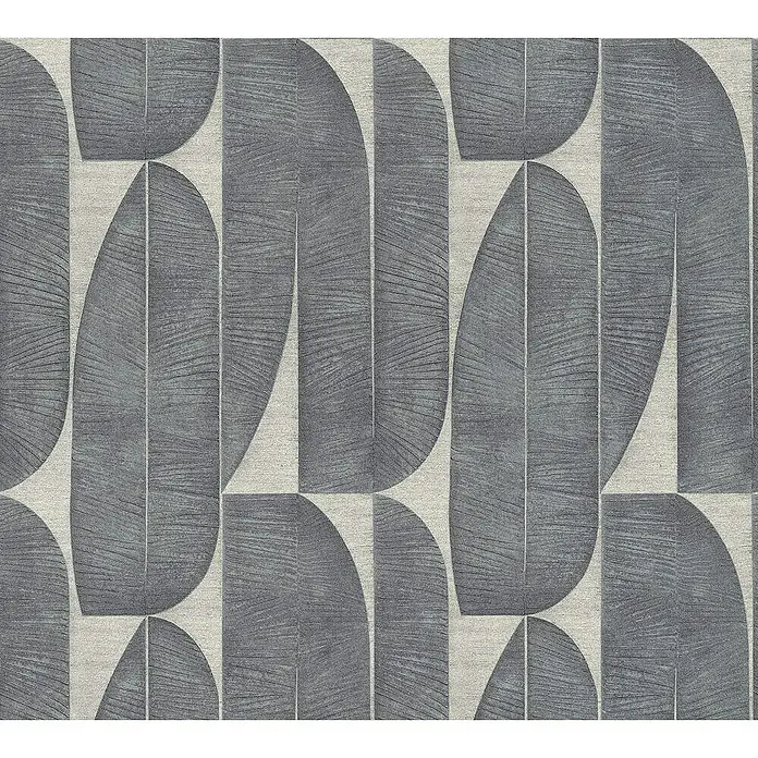 Tadessi Vliestapete M1-No.11183 - Schwarz, Floral, 10,05 x 0,53 m