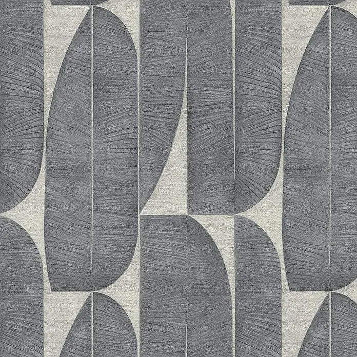Tadessi Vliestapete M1-No.11183 - Schwarz, Floral, 10,05 x 0,53 m