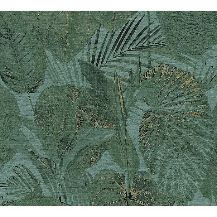 Tadessi Vliestapete M1-No.10995 - Petrol, Floral, 10,05 x 0,53 m