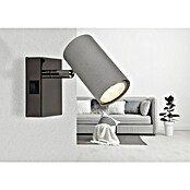 Globo Robby Wandstrahler (B x H: 7 x 10 mm, Grau/Schwarz, GU10) | BAUHAUS