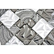 Mozaik pločica Crystal Mix XCM NIKO50  (30 x 30 cm, Sivo-crne boje, Sjaj) | BAUHAUS