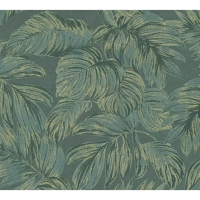 Tadessi Vliestapete M1-No.11053 - Grün, Floral, 10,05 x 0,53 m