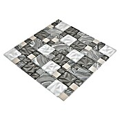 Mozaik pločica Crystal Mix XCM NIKO50  (30 x 30 cm, Sivo-crne boje, Sjaj) | BAUHAUS
