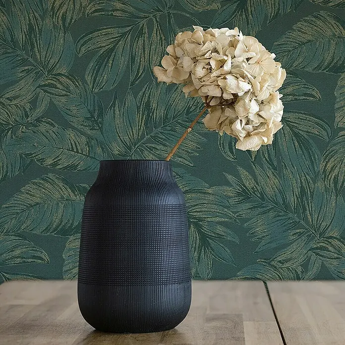 Tadessi Vliestapete M1-No.11053 - Grün, Floral, 10,05 x 0,53 m
