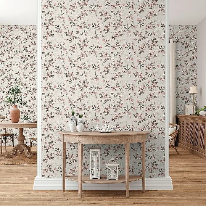 Tadessi Vliestapete M1-No.11239 - Rosa, Floral, 10,05 x 0,53 m