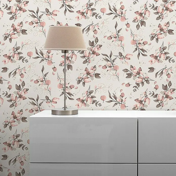 Tadessi Vliestapete M1-No.11239 - Rosa, Floral, 10,05 x 0,53 m