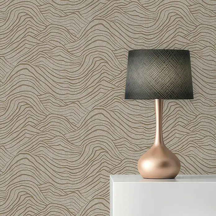 Tadessi Vliestapete M1-No.11027 - Beige, 3D-Optik, 10,05 x 0,53 m