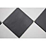 Mozaik pločica Quadrat RAT 148  (29,8 x 29,8 cm, Crno-bijele boje, Mat) | BAUHAUS