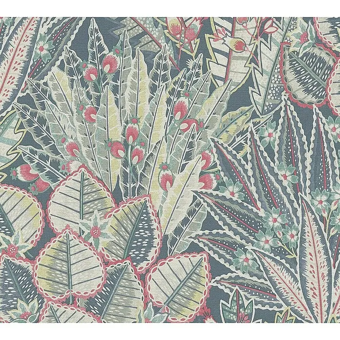 Tadessi Vliestapete M1-No.11154 - Blau, Floral, 10,05 x 0,53 m