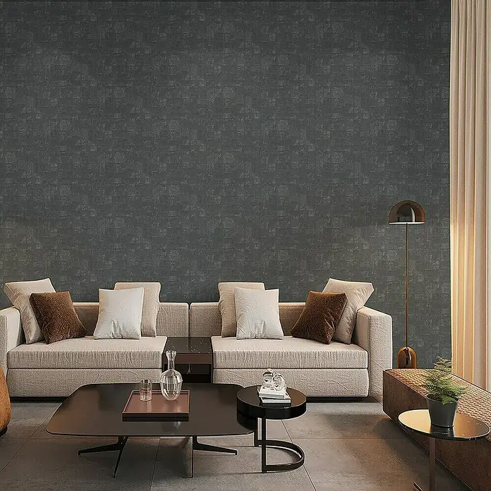 Tadessi Vliestapete M1-No.11201 - Schwarz, Sonstiges, 10,05 x 0,53 m