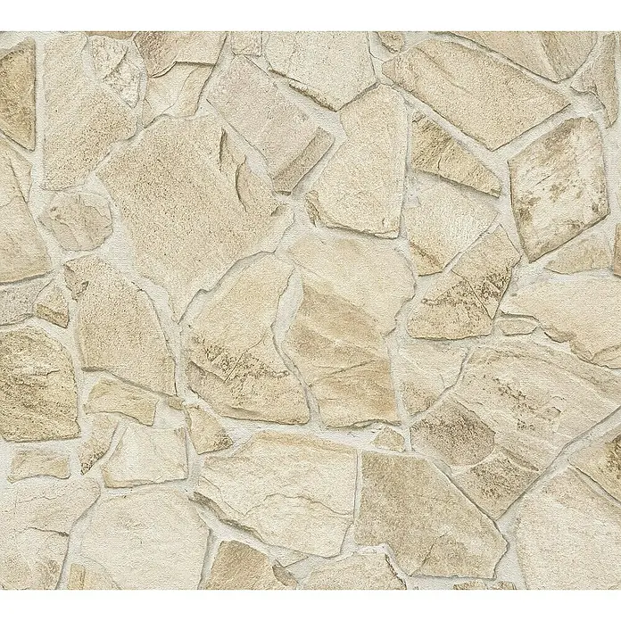 Tadessi Vliestapete M1-No.11569 - Beige, Steinoptik, 2,8 x 1,59 m