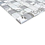 Mozaik pločica Quadrat Crystal XCM JT12  (29,8 x 29,8 cm, Sive boje, Sjaj) | BAUHAUS