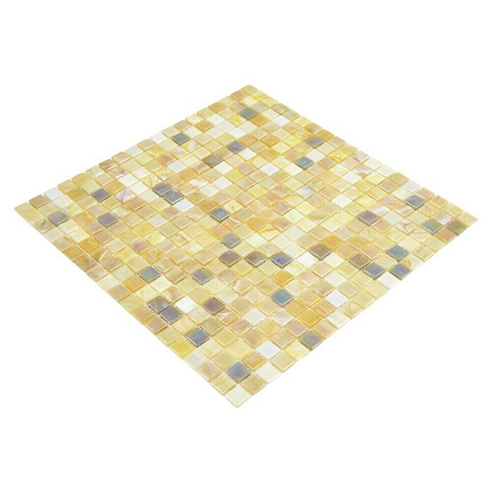 Mozaik pločica Quadrat Mix GM MRY 556  (31,7 x 31,7 cm, Pijesak, Sjaj) | BAUHAUS