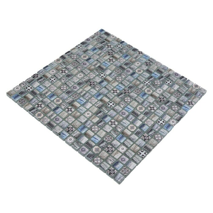 Mozaik pločica Quadrat Crystal XCM RW39  (30 x 30 cm, Raznobojno, Mat) | BAUHAUS