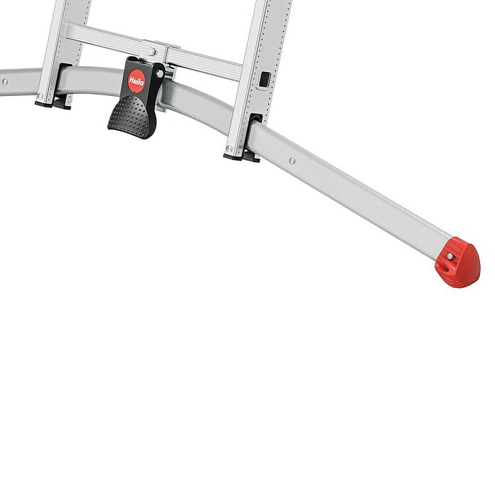 Hailo Mehrzweckleiter S100 ProfiLOT 2x6 + 1x5 (Anzahl Tritte: 17 Stk., Arbeitshöhe: 469 cm, Belastbarkeit: 150 kg, Aluminium) | BAUHAUS