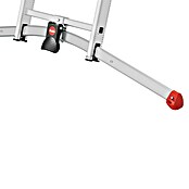 Hailo Mehrzweckleiter S100 ProfiLOT 2x6 + 1x5 (Anzahl Tritte: 17 Stk., Arbeitshöhe: 469 cm, Belastbarkeit: 150 kg, Aluminium) | BAUHAUS