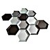 Mozaik pločica Hexagon Crystal XBH HX159 