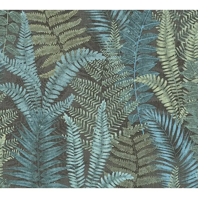 Tadessi Vliestapete M1-No.10955 - Schwarz, Floral, 10,05 x 0,53 m