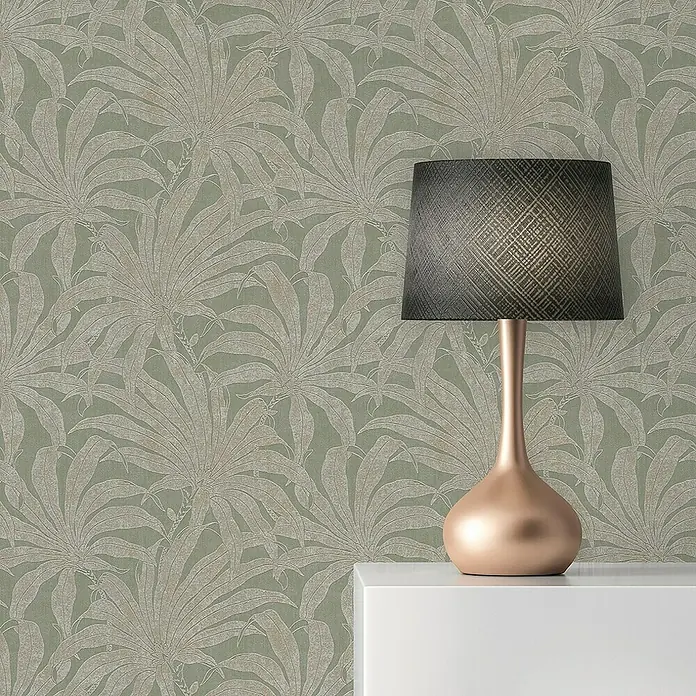 Tadessi Vliestapete M1-No.10999 - Grün, Floral, 10,05 x 0,53 m