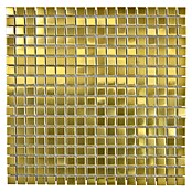 Mozaik pločica Quadrat XCE 15DG  (30 x 30 cm, Zlatne boje, Sjaj) | BAUHAUS