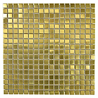 Mozaik pločica Quadrat XCE 15DG (30 x 30 cm, Zlatne boje, Sjaj)