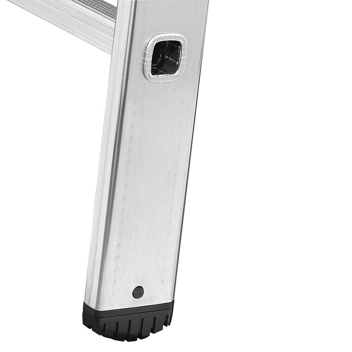 Hailo Escalera de apoyo S60 (Número de peldaños: 6 ud., Altura de trabajo: 270 cm, Carga soportada: 150 kg, Aluminio) | BAUHAUS