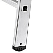 Hailo Escalera de apoyo S60 (Número de peldaños: 6 ud., Altura de trabajo: 270 cm, Carga soportada: 150 kg, Aluminio) | BAUHAUS