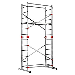 Hailo Leitergerüst G60 (Arbeitshöhe: 433 mm, Breite Plattform: 136 cm, Länge Plattform: 50 cm)