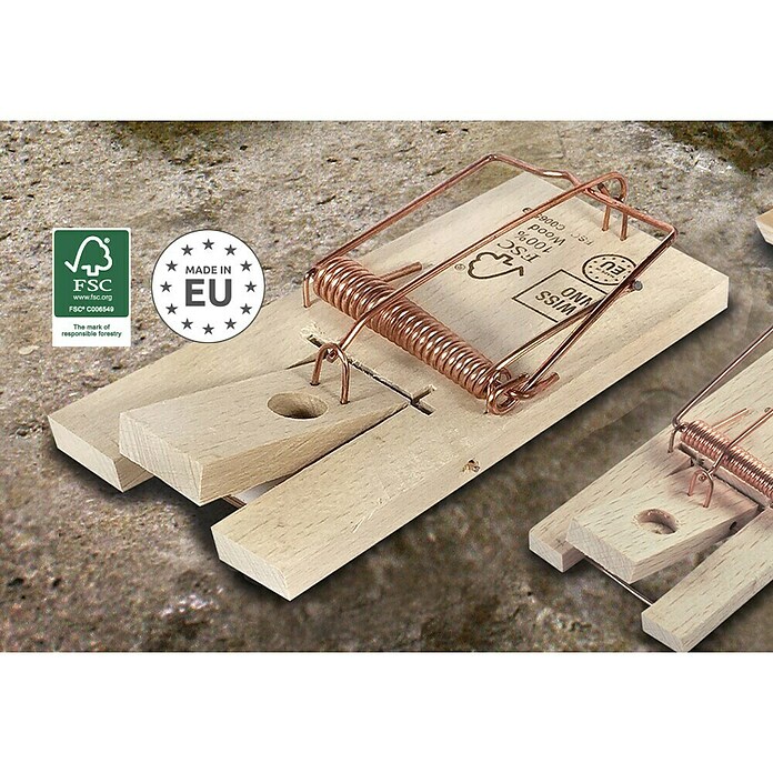Swissinno Classic Trampa para ratas (Trampa de resorte)